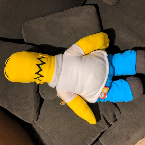 NWT Homer Simpson The Simpsons cuddle buddy plush - Picture 2 of 4